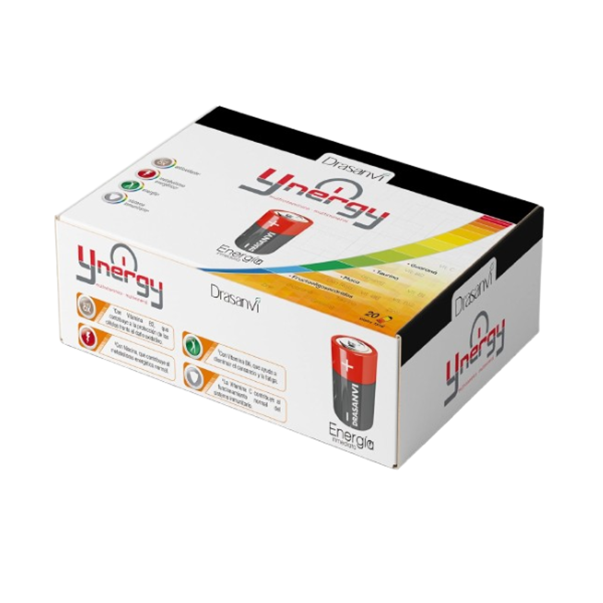 YNERGY - ENERGIA INMEDIATA 20 VIALES - fco 15 ml 4