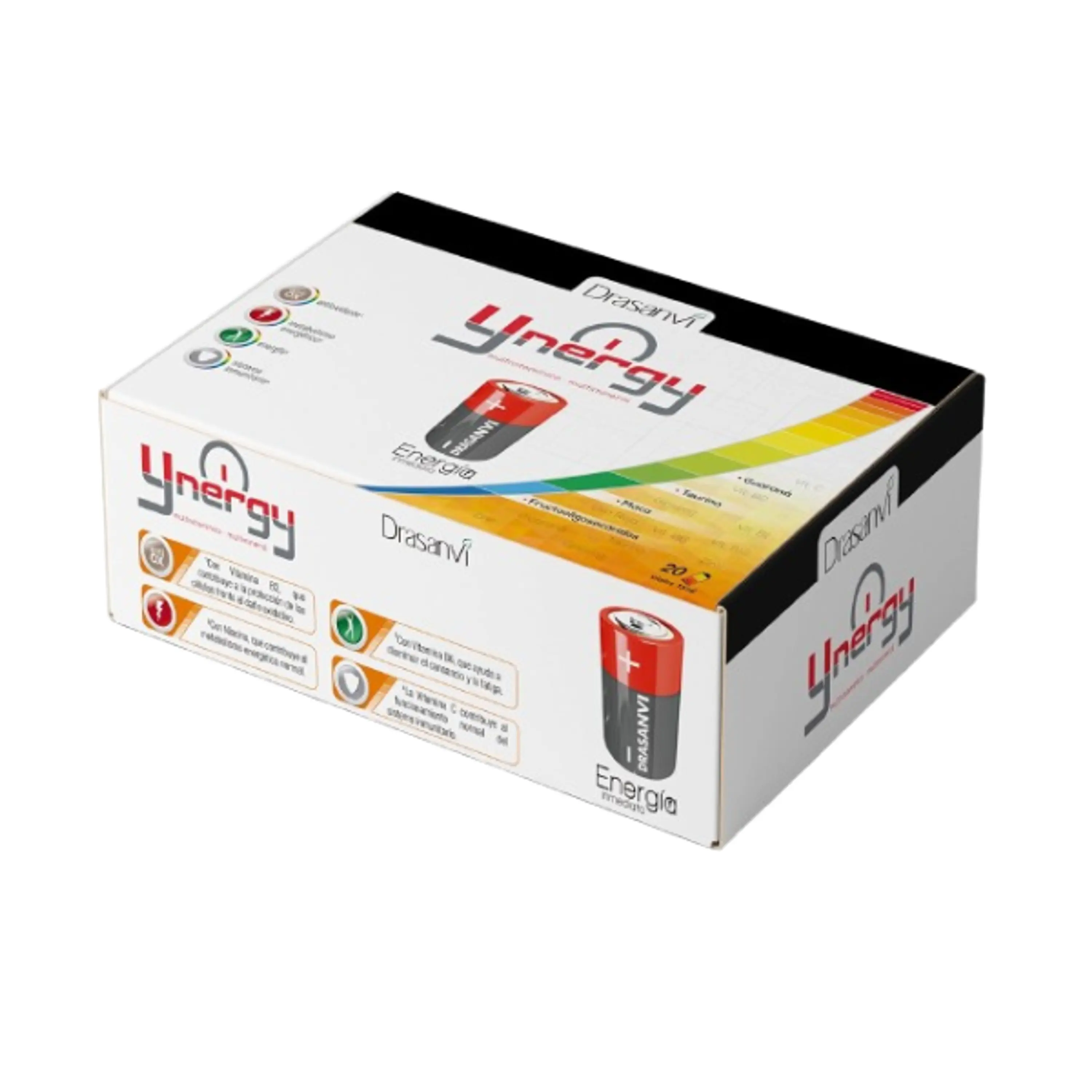YNERGY - ENERGIA INMEDIATA 20 VIALES - fco 15 ml 4
