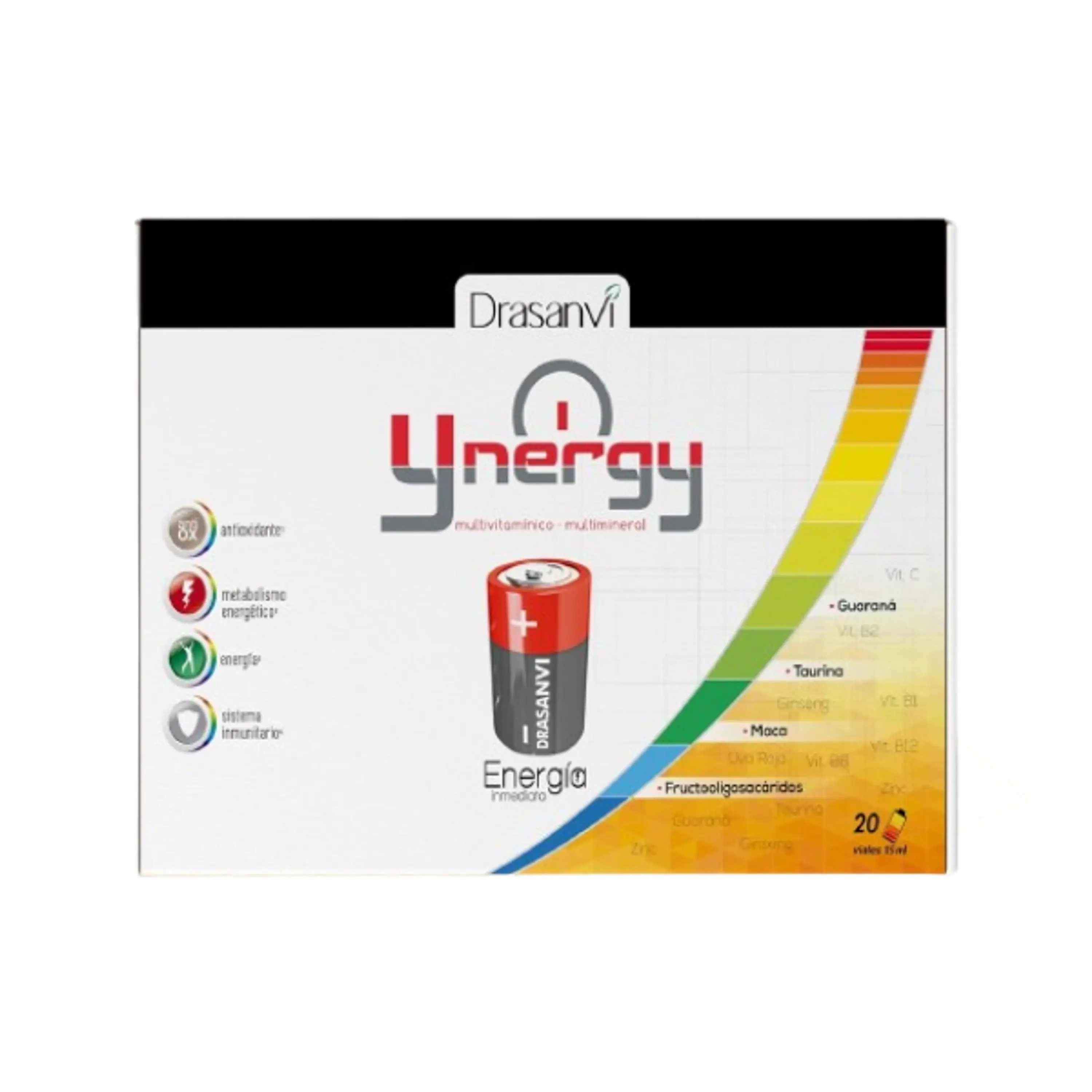 YNERGY - ENERGIA INMEDIATA 20 VIALES - fco 15 ml 1