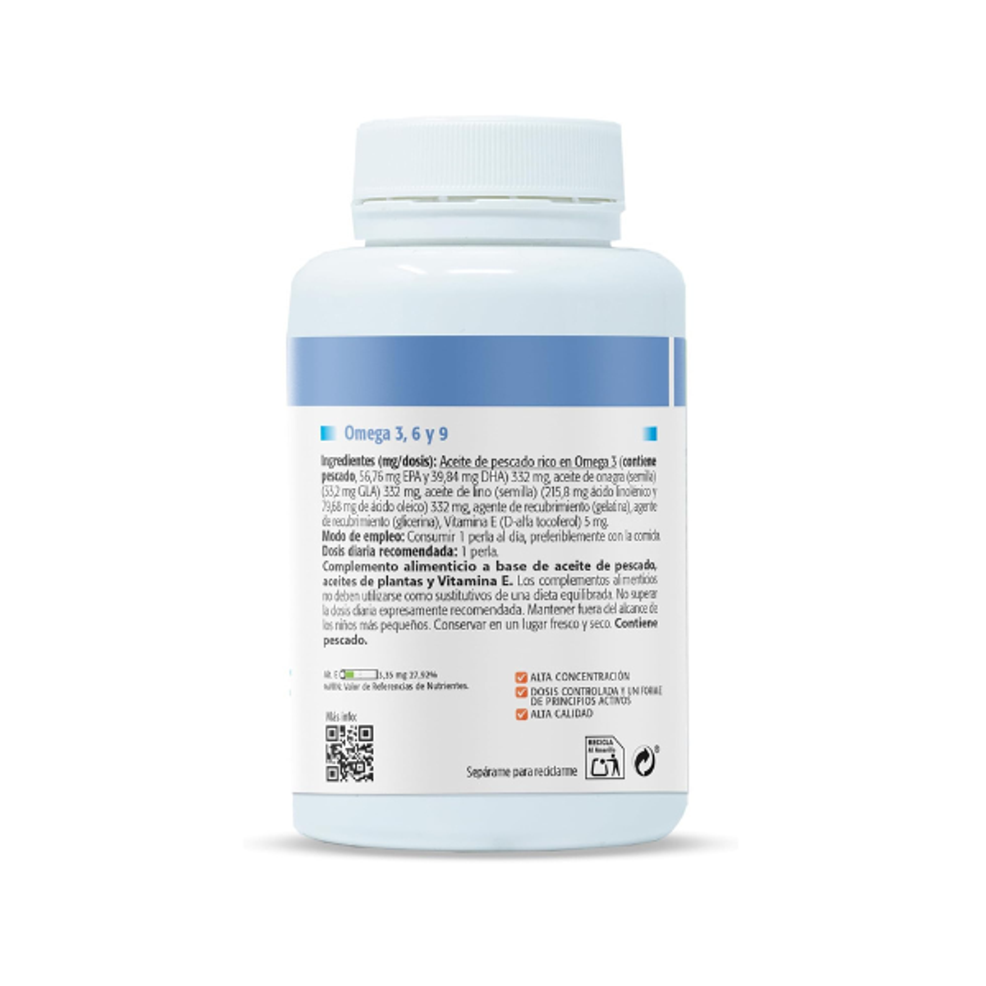 OMEGA 3,6,9 + VIT E - fco 100 Cáp Blandas 3