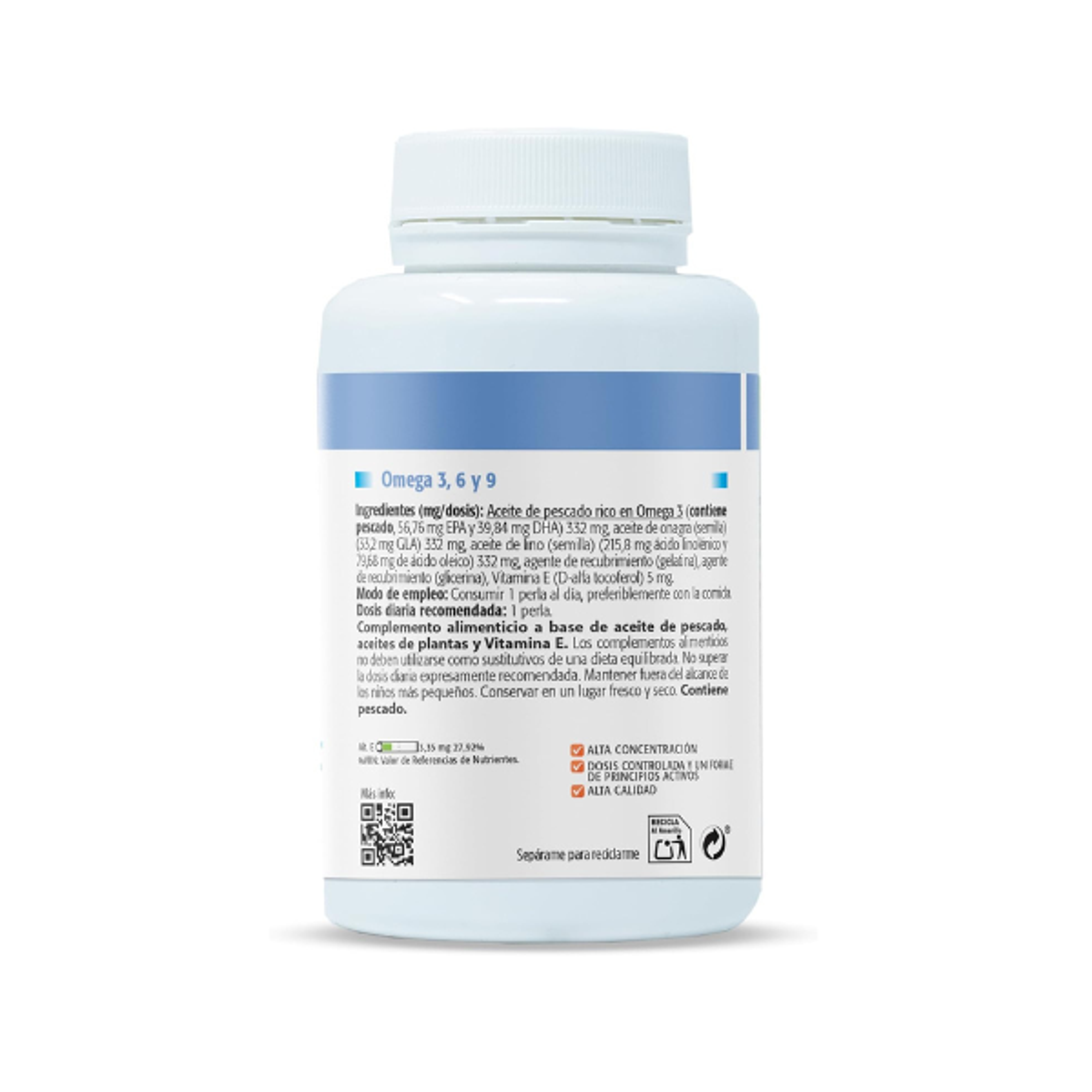 OMEGA 3,6,9 + VIT E - fco 100 Cáp Blandas 3