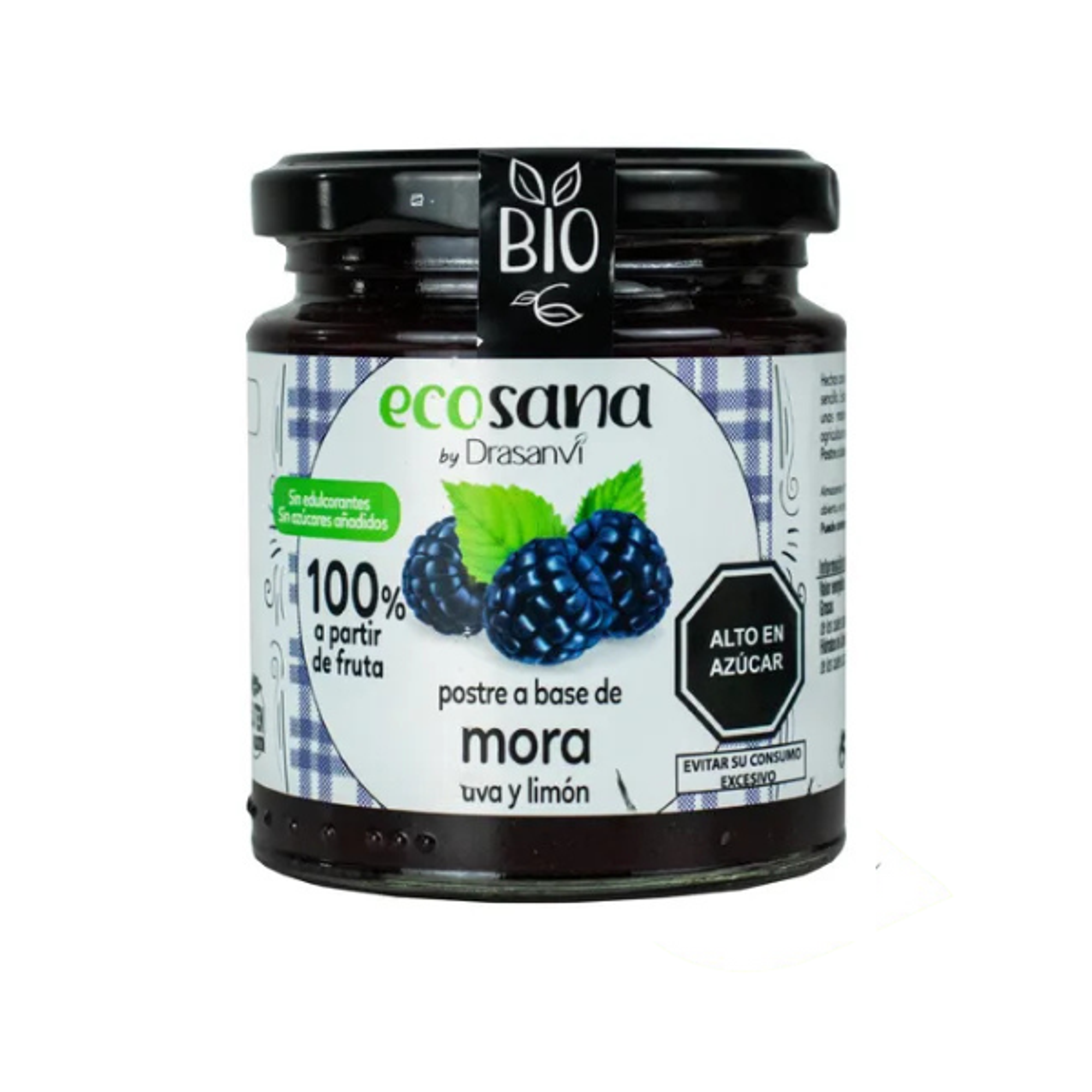 POSTRE (MERMELADA) MORA, UVA Y LIMON - fco 255g 1