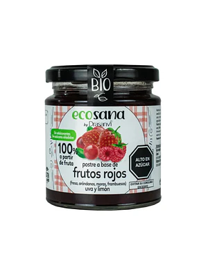 POSTRE (MERMELADA) FRUTOS ROJOS, UVA Y LIMON - fco 255g