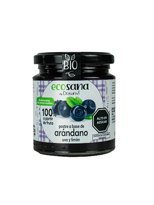 POSTRE (MERMELADA) ARÁNDANO, UVA Y LIMON - fco 255g