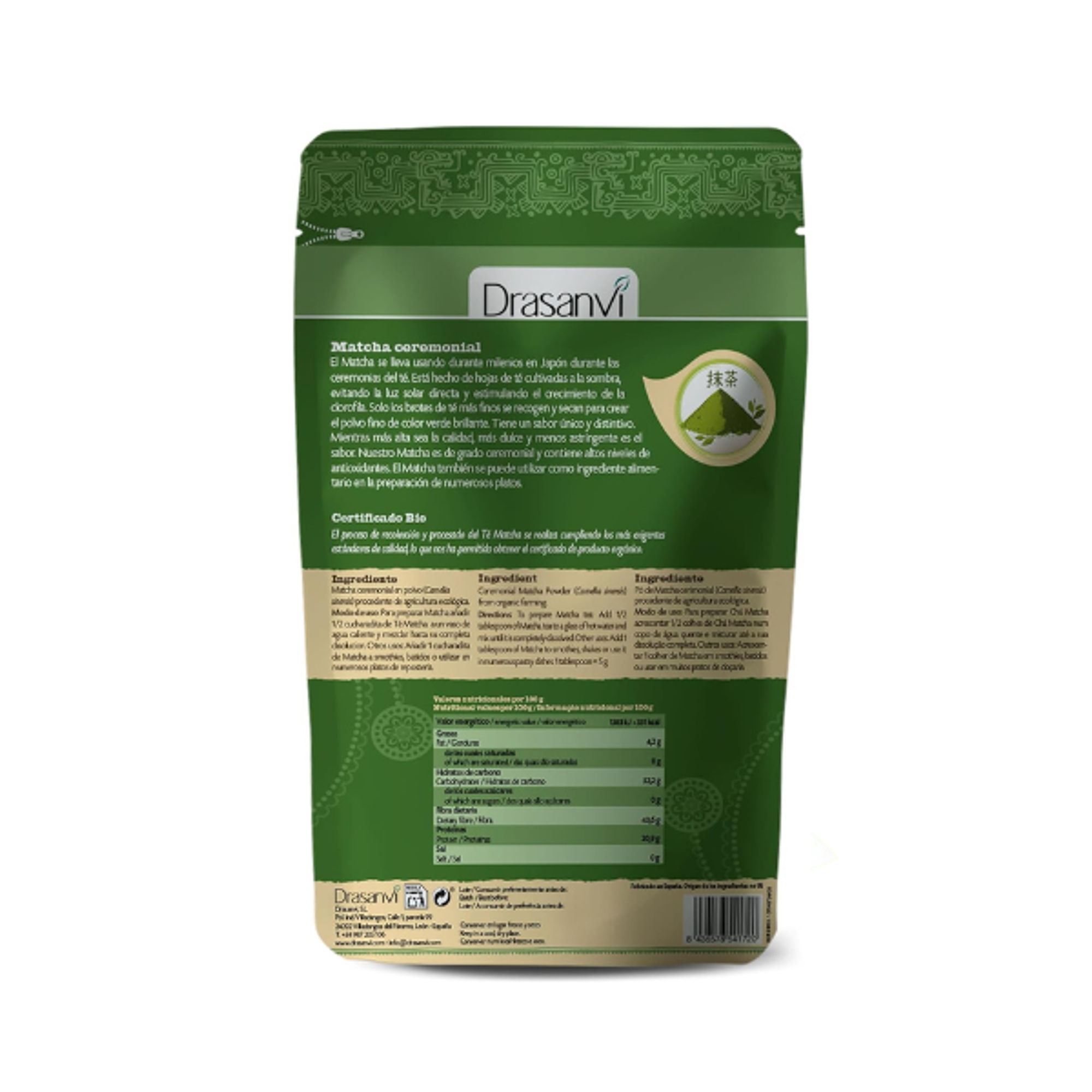 MATCHA CEREMONIAL BIO - bol 70g 2