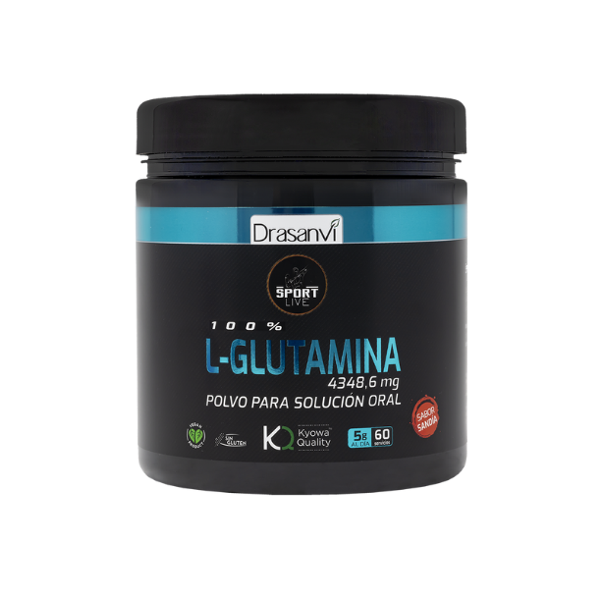 L-GLUTAMINA SABOR SANDIA - fco 300 gr SPORT LIVE 1