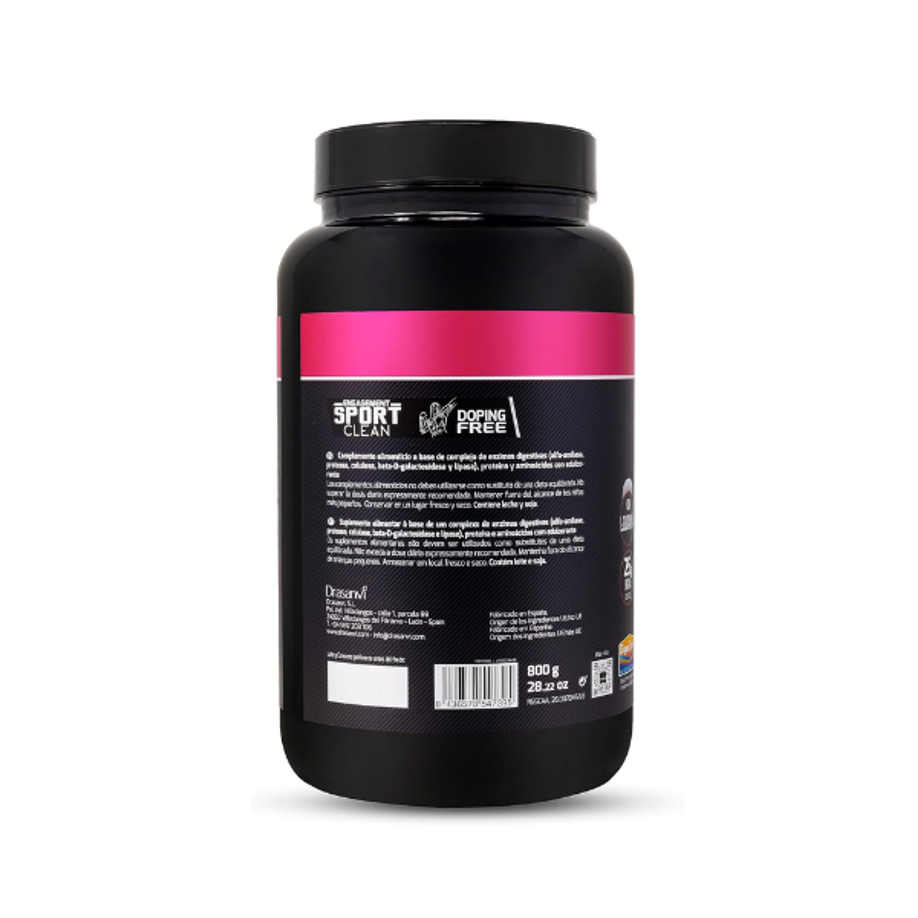 ISO WHEY PROTEIN SABOR FRESA -  800 gr SPORT LIVE 2