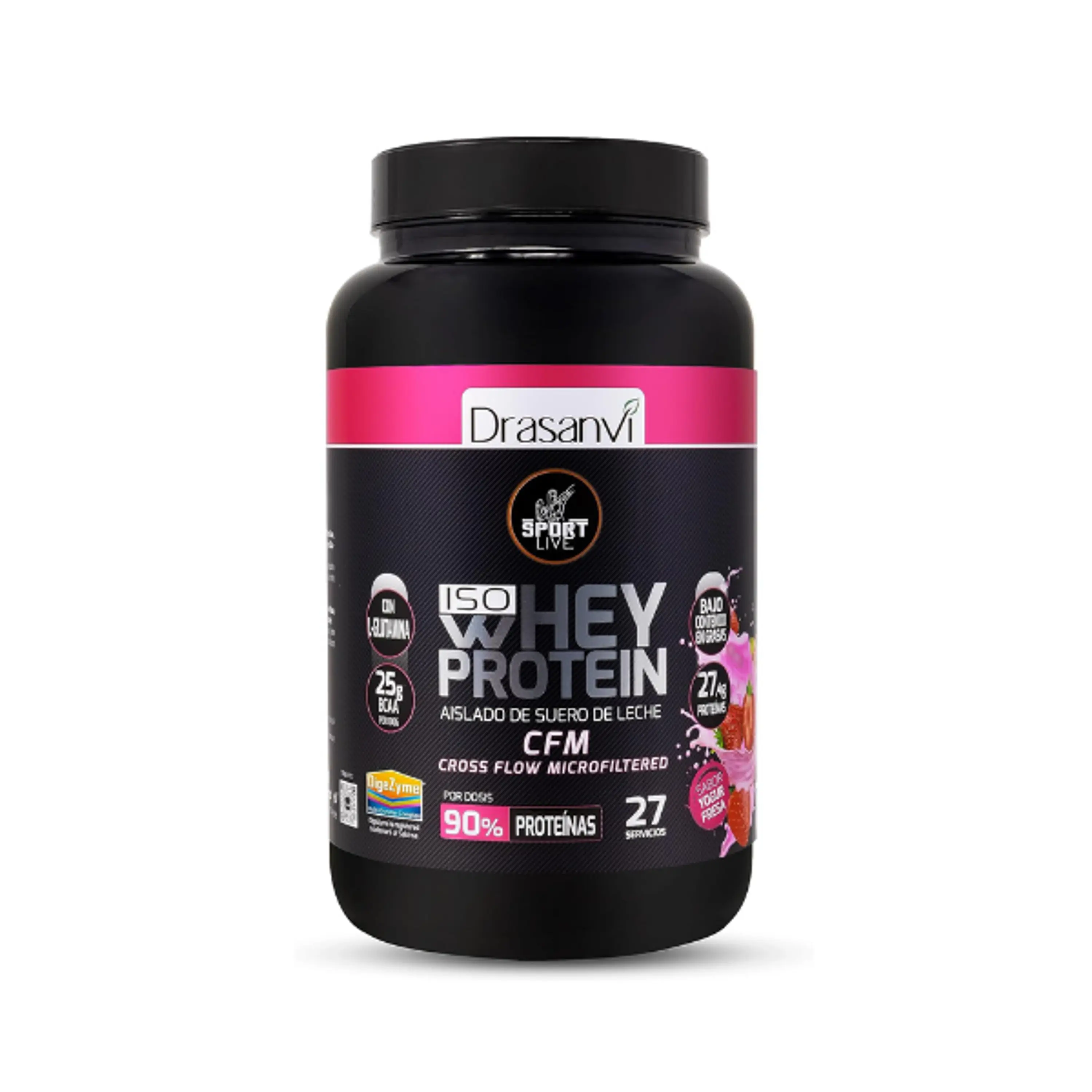 ISO WHEY PROTEIN SABOR FRESA -  800 gr SPORT LIVE 1