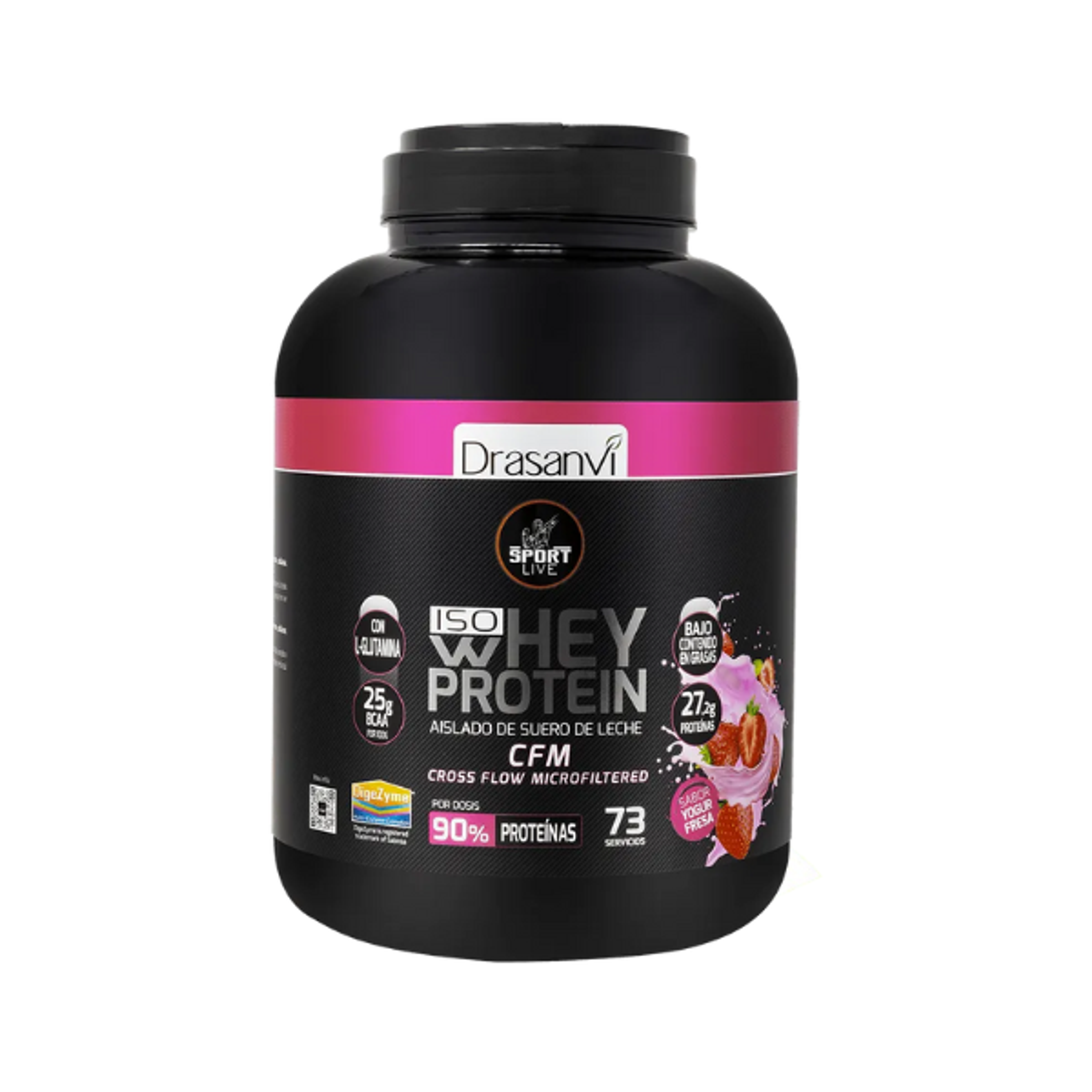 ISO WHEY PROTEIN SABOR FRESA-  2200 gr SPORT LIVE 1