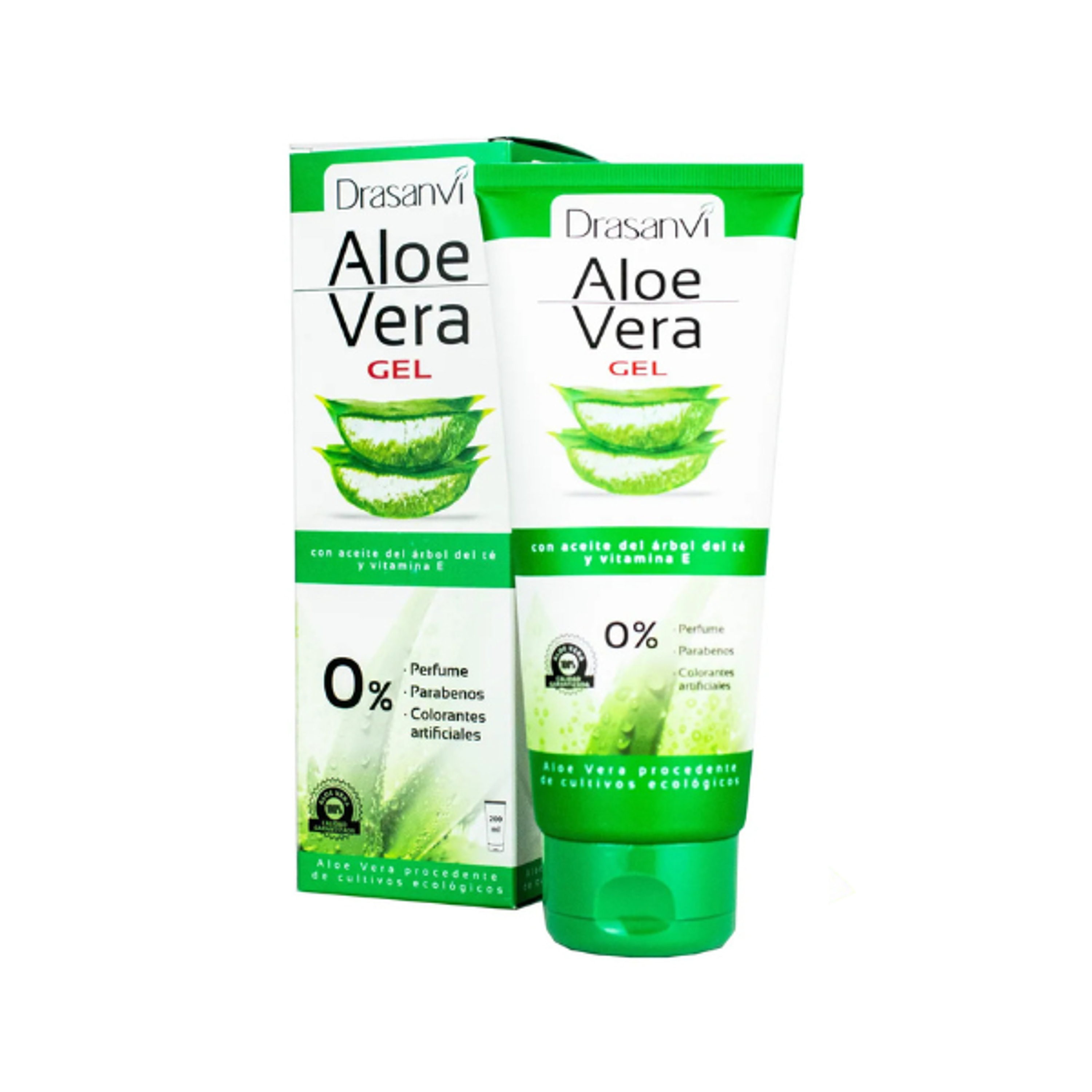 GEL ALOE VERA CON ACEITE DE ARBOL DE TÉ Y VITAMINA E - fco 200 ml  1