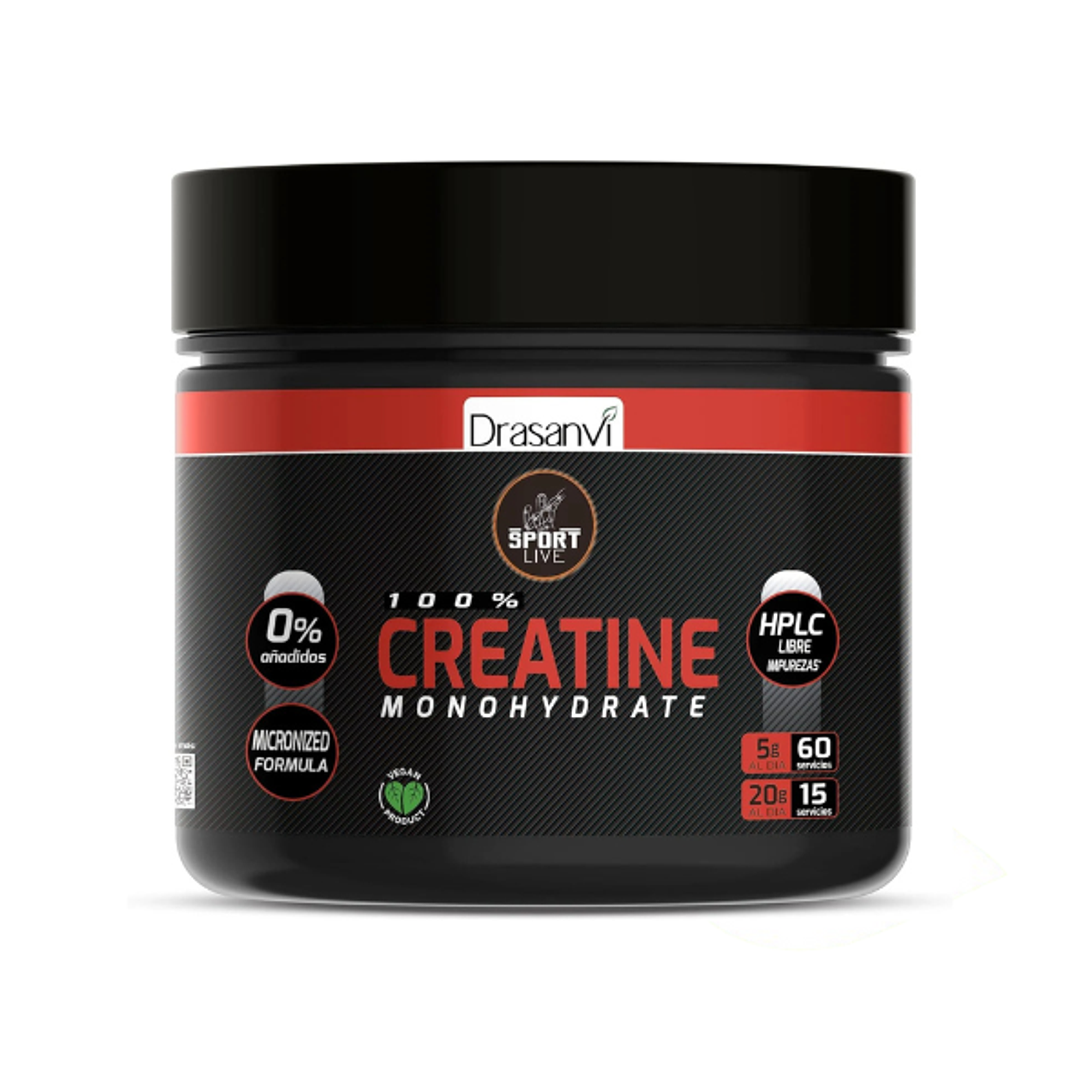 CREATINA MONOHIDRATO - fco 300g SPORT LIVE 1