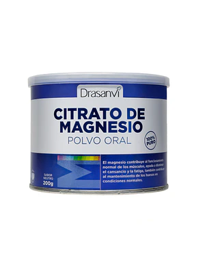 CITRATO DE MAGNESIO POLVO 796 Mg - fco 200g NEUTRO 