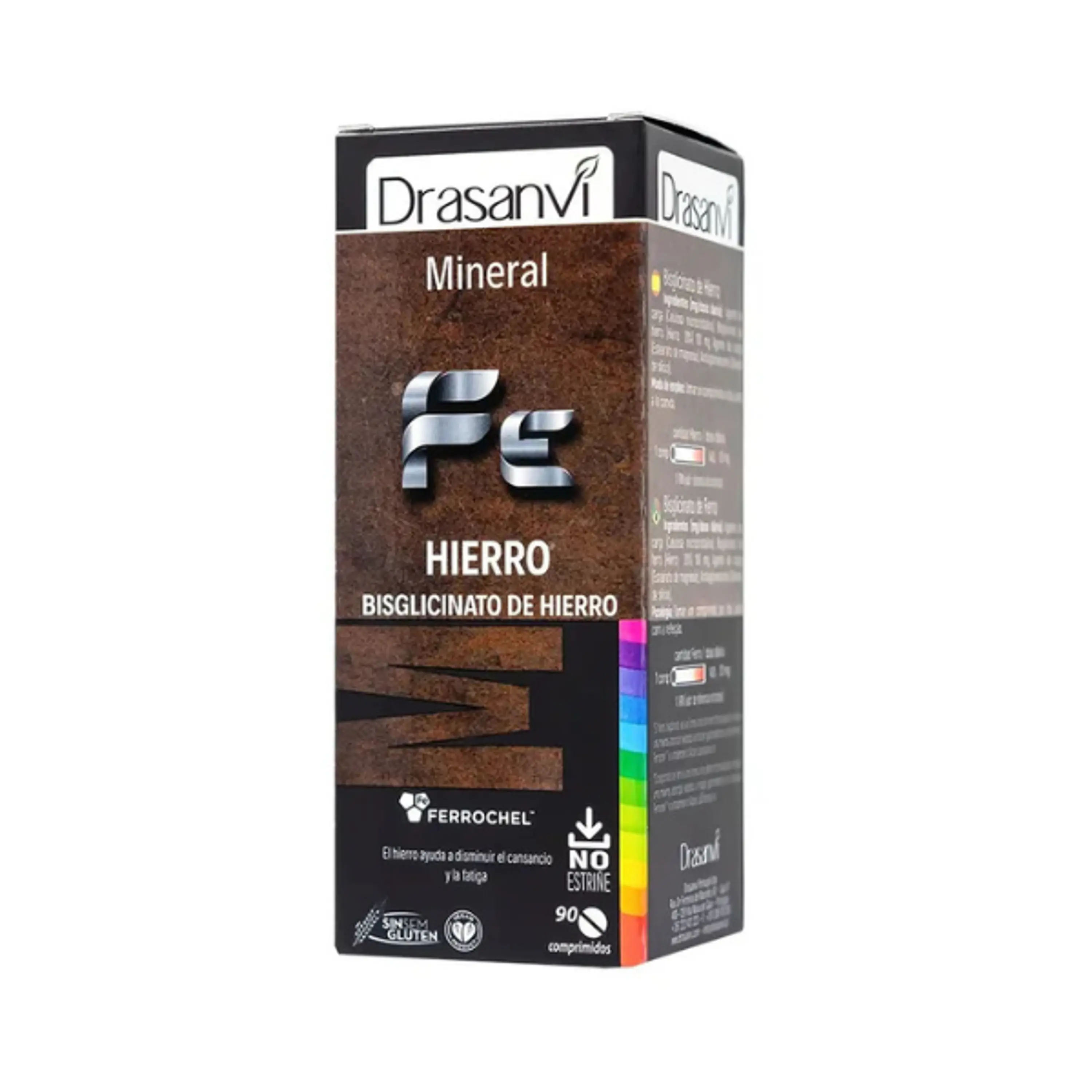 E IRON (Bisglicinato de Hierro) 100 mg - fco 90 Comp 1