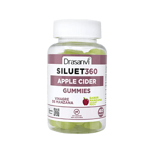 APPLE CIDER GEL MASTICABLE - fco 40 gomita SILUET 360