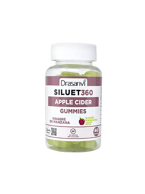 APPLE CIDER GEL MASTICABLE - fco 40 gomita SILUET 360