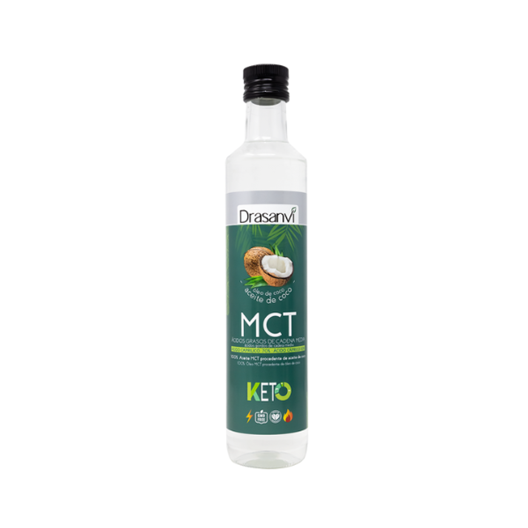 ACEITE PURO DE COCO MCT C8 - fco 500ml KETO 1