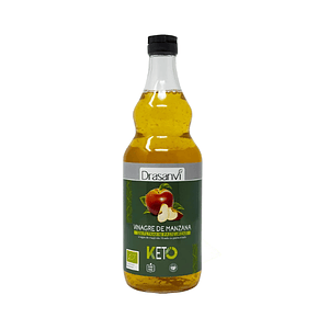 VINAGRE DE MANZANA SIN FILTRAR NI PASTEURIZAR - fco 750ml KETO