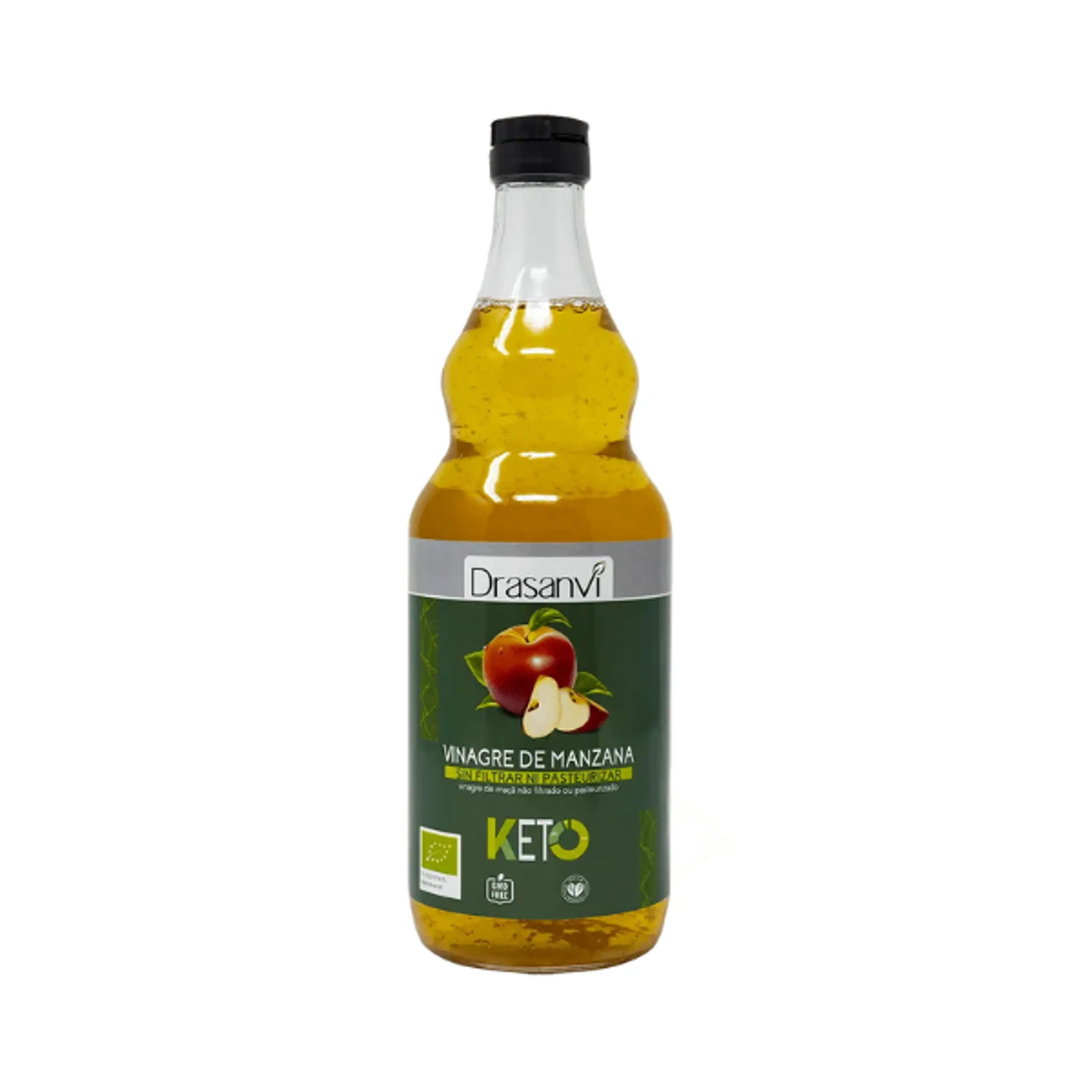 VINAGRE DE MANZANA SIN FILTRAR NI PASTEURIZAR - fco 750ml KETO 1