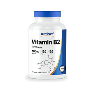 VITAMIN B2 100MG - fco 120 cap (riboflavina)