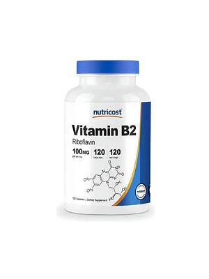 VITAMIN B2 100MG - fco 120 cap (riboflavina)