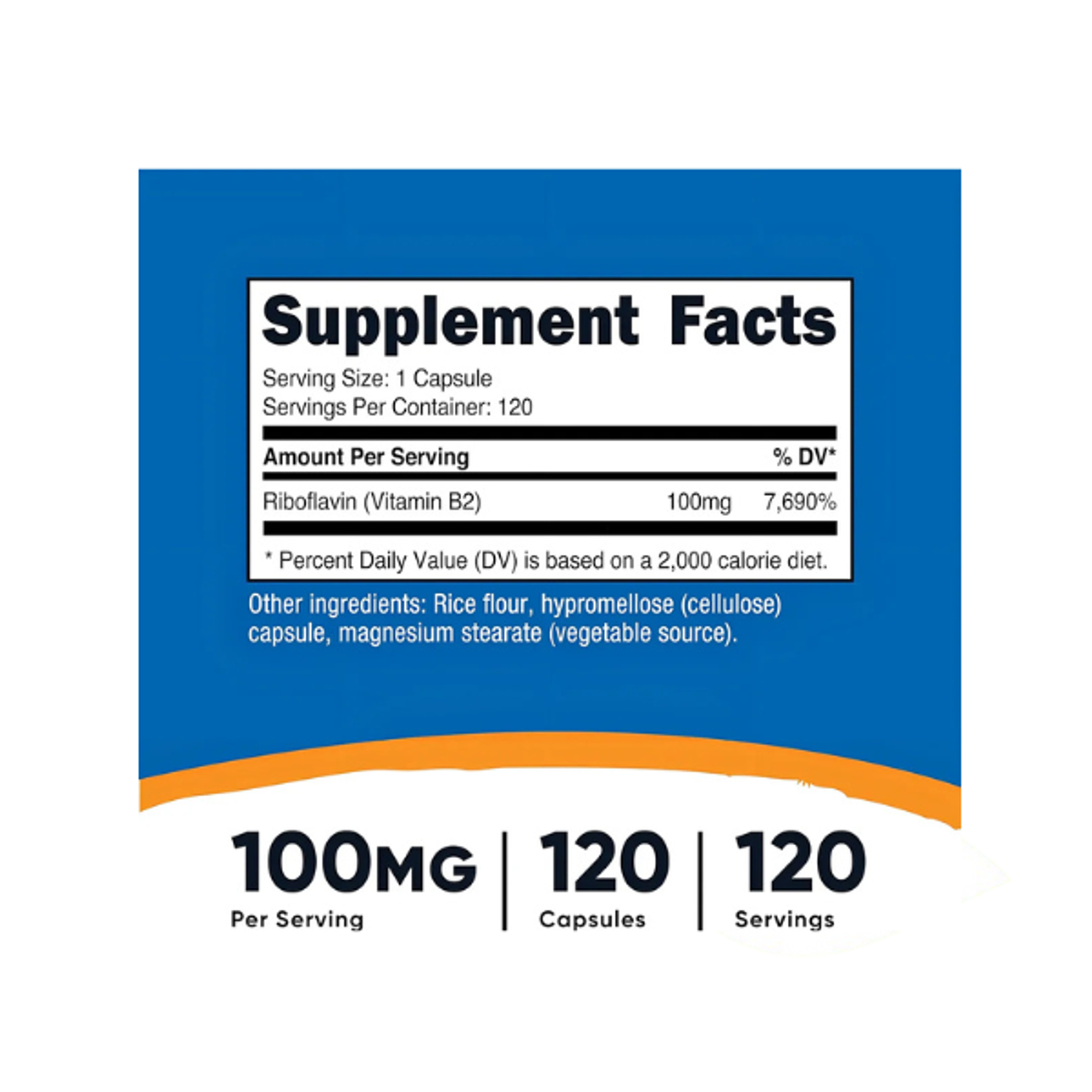 VITAMIN B2 100MG - fco 120 cap (riboflavina) 2
