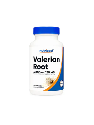VALERIAN ROOT 4000 MG - fco 120 CAp ( raiz de valeriana)