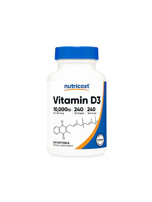 VITAMIN D3 10000 IU - 240 softgels