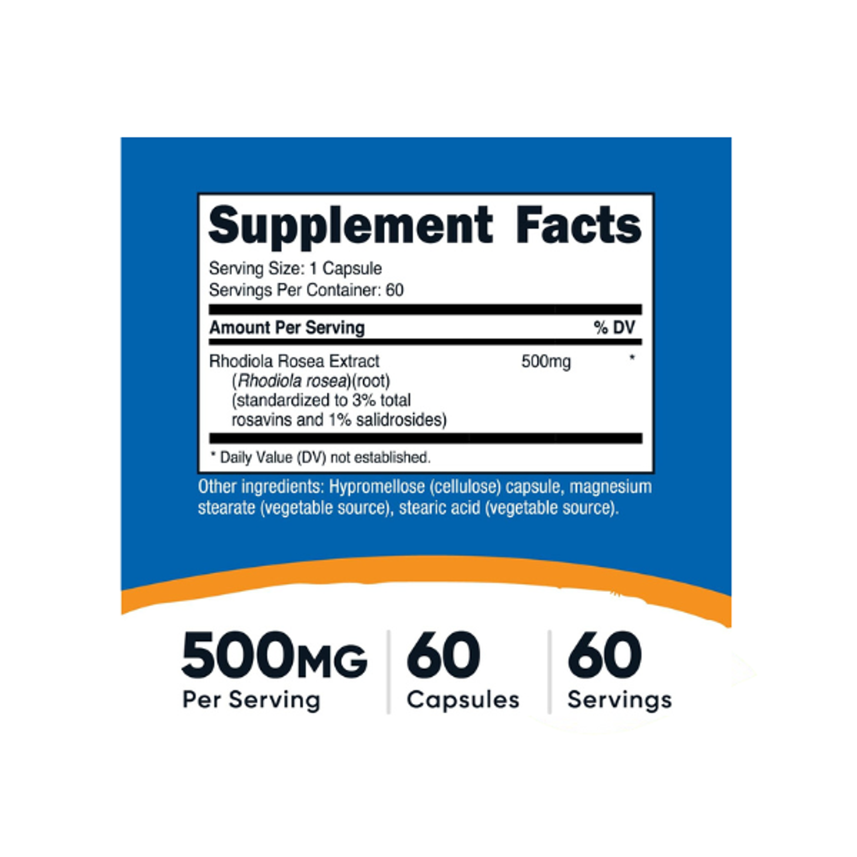 RHODIOLA ROSEA 500 MG - fco 60 cap 4