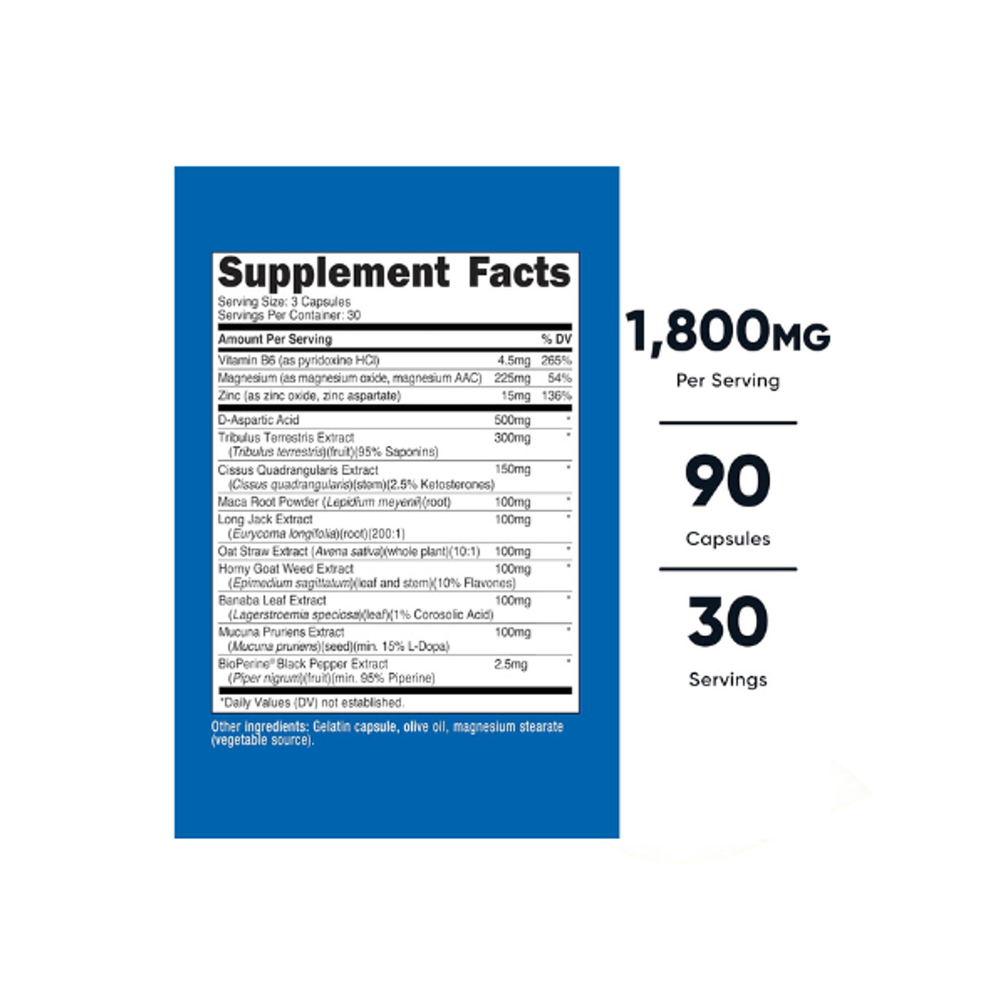 TESTOSTERONE COMPLEX 1800 MG - fco 90 cap (complejo de testosterona) 3