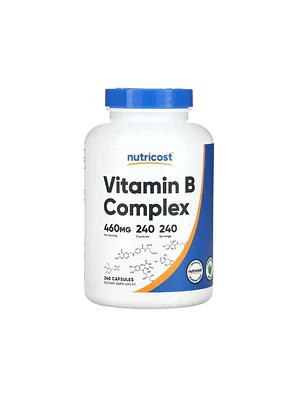 VITAMIN B COMPLEX 462 MG - fco 120 cap (complejo B)