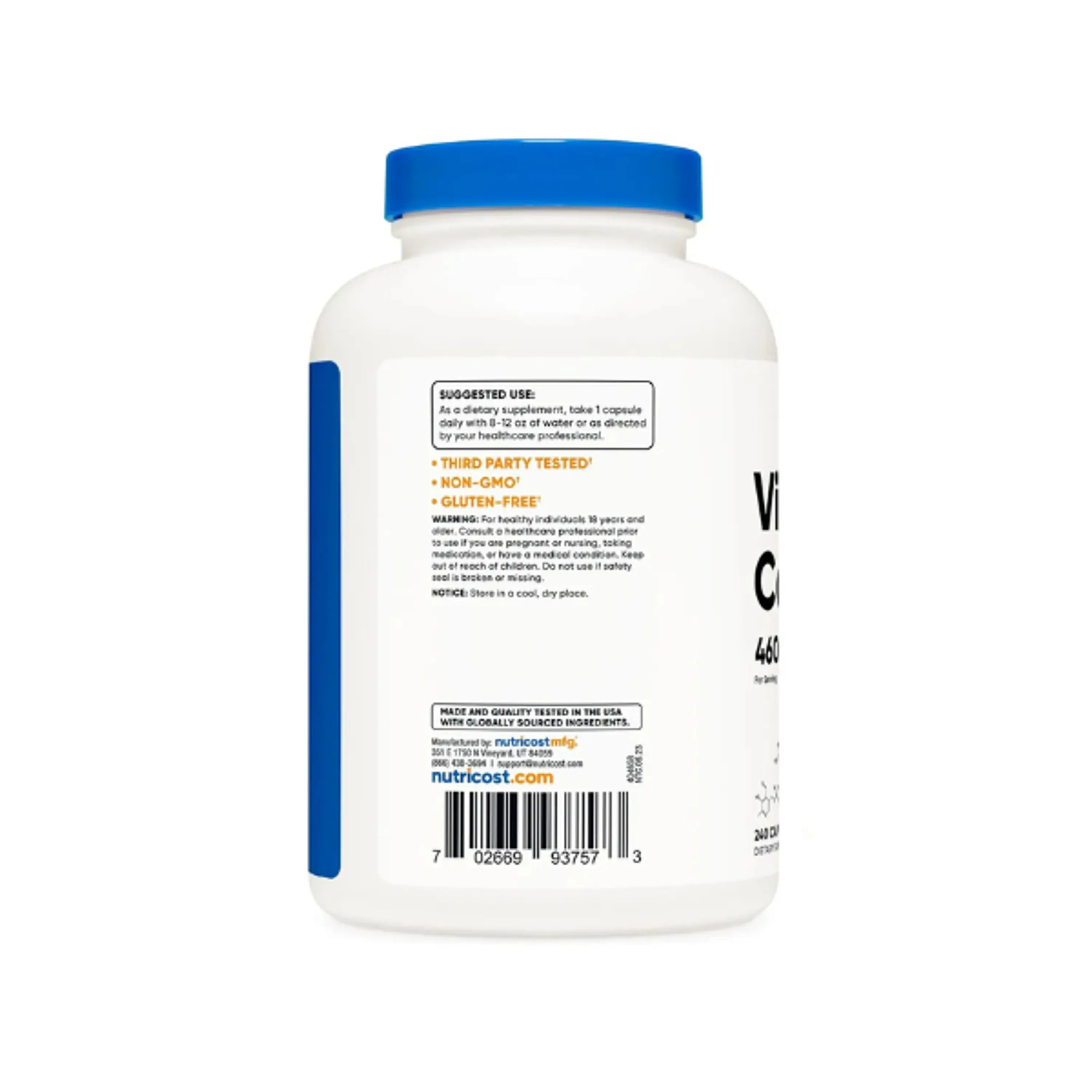 VITAMIN B COMPLEX 462 MG - fco 120 cap (complejo B) 2