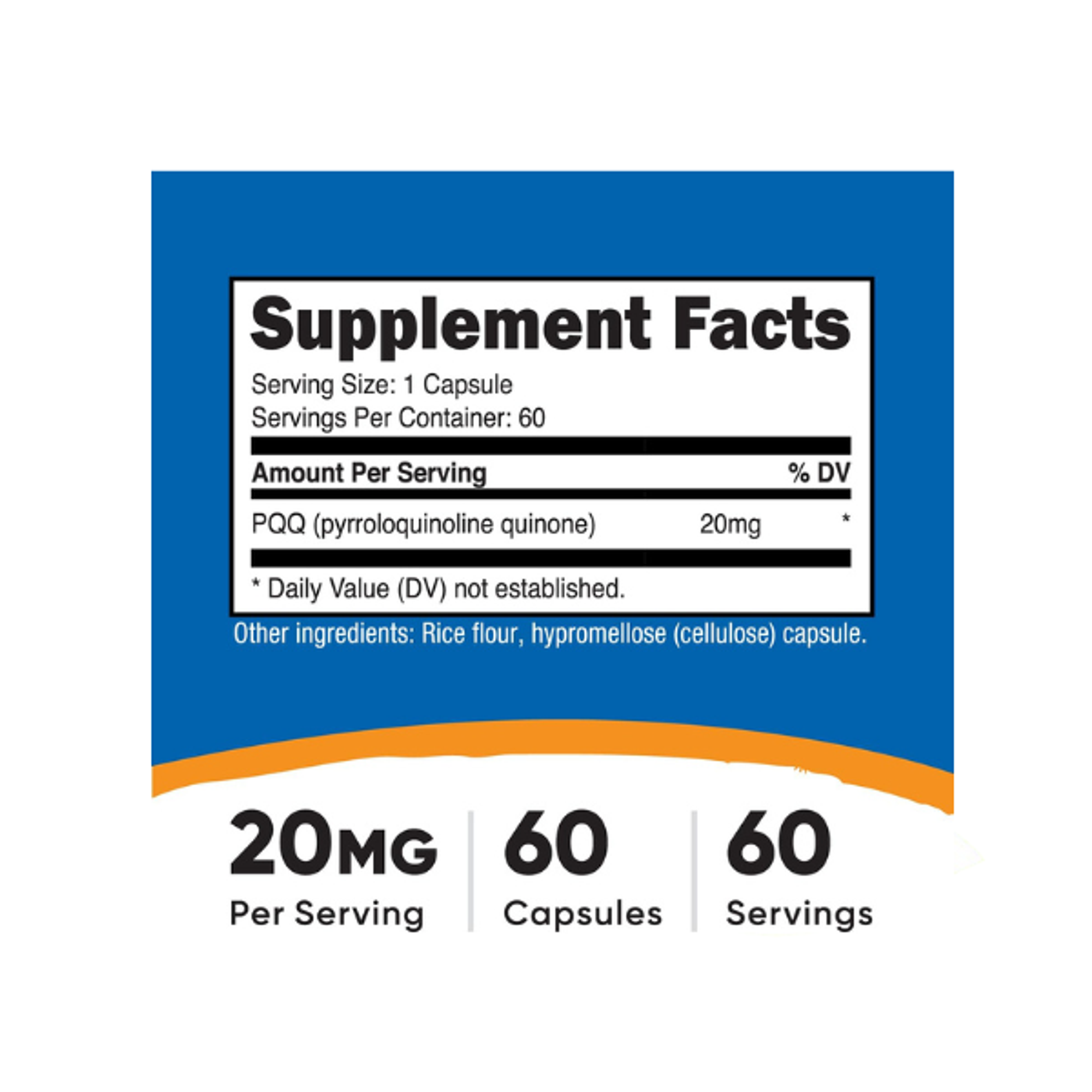PQQ 200 MG - fco 60 cap (pirroloquinolina quinona) 3