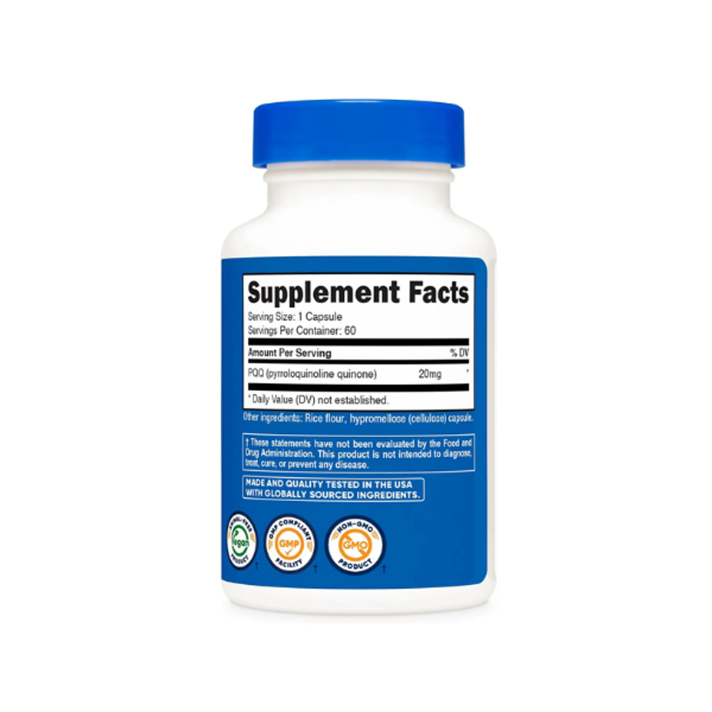 PQQ 200 MG - fco 60 cap (pirroloquinolina quinona) 4