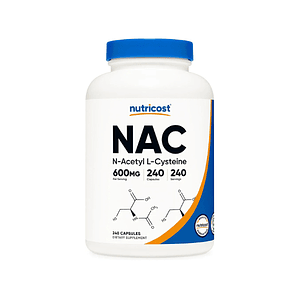 NAC 600 mg - fco x 240 cap (acetil cisteina)