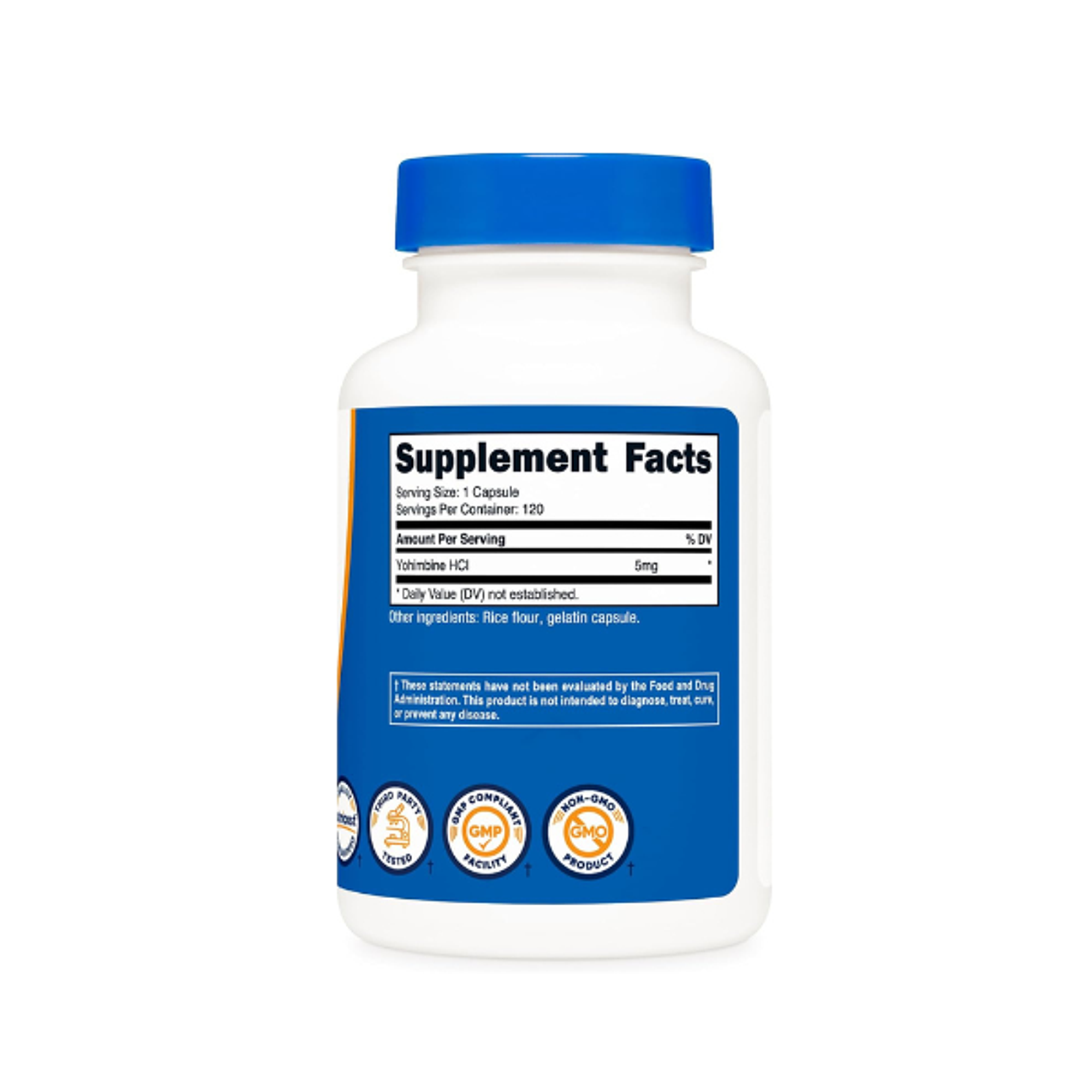 NUTRICOST YOHIMBINE 5 MG - fco 240 cap (yohimbina yombina) 4