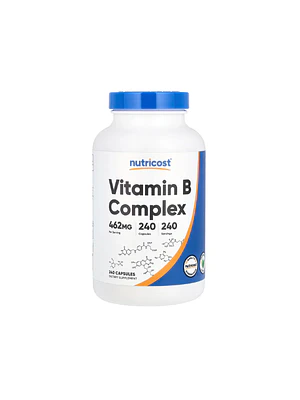 VITAMIN B COMPLEX 462 MG - fco 240 cap (complejo B)