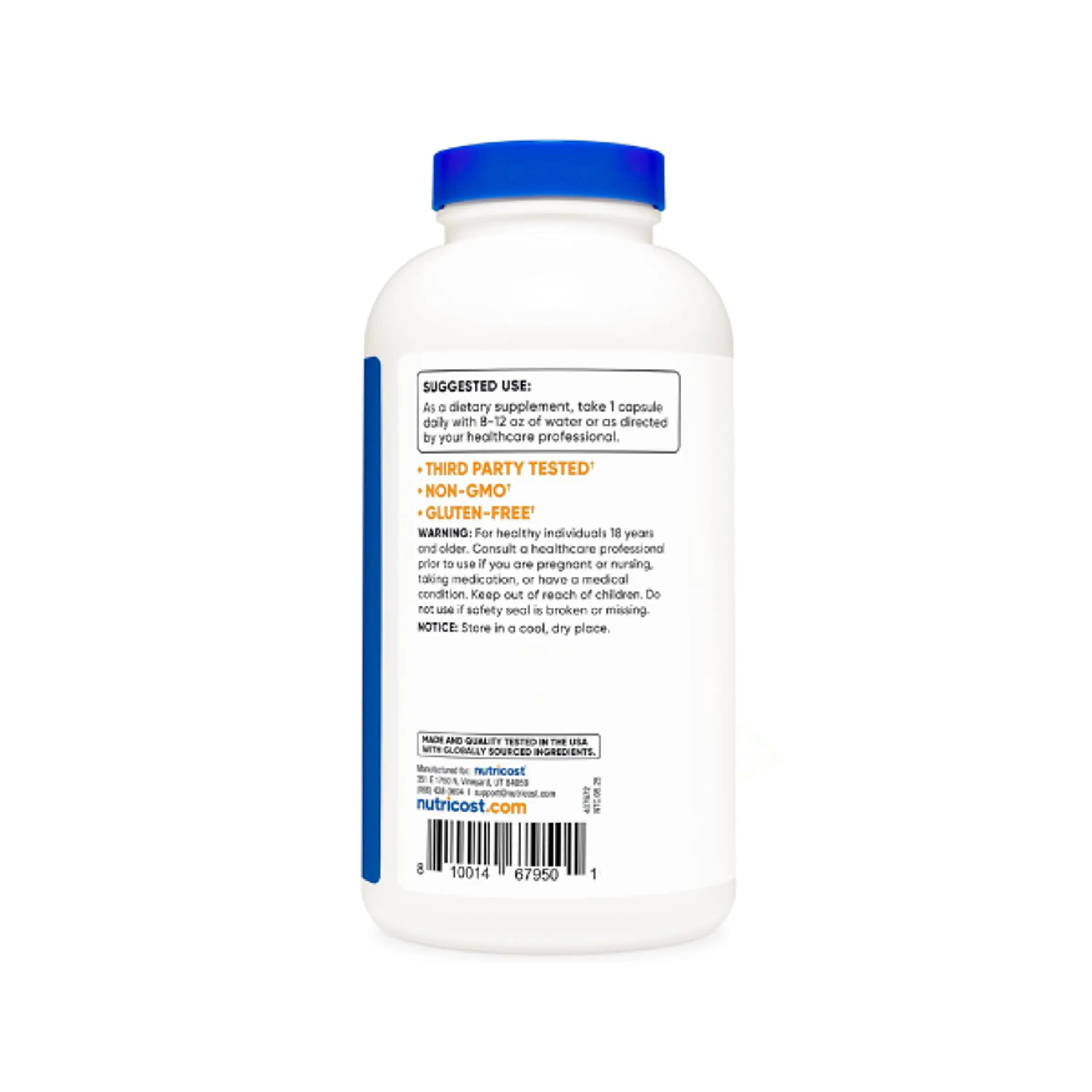 NUTRICOST TAURINE 1000 MG - fco 400 cap (taurina) 4