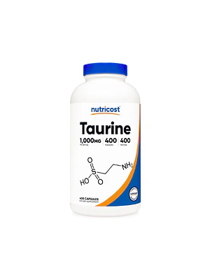 NUTRICOST TAURINE 1000 MG - fco 400 cap (taurina)