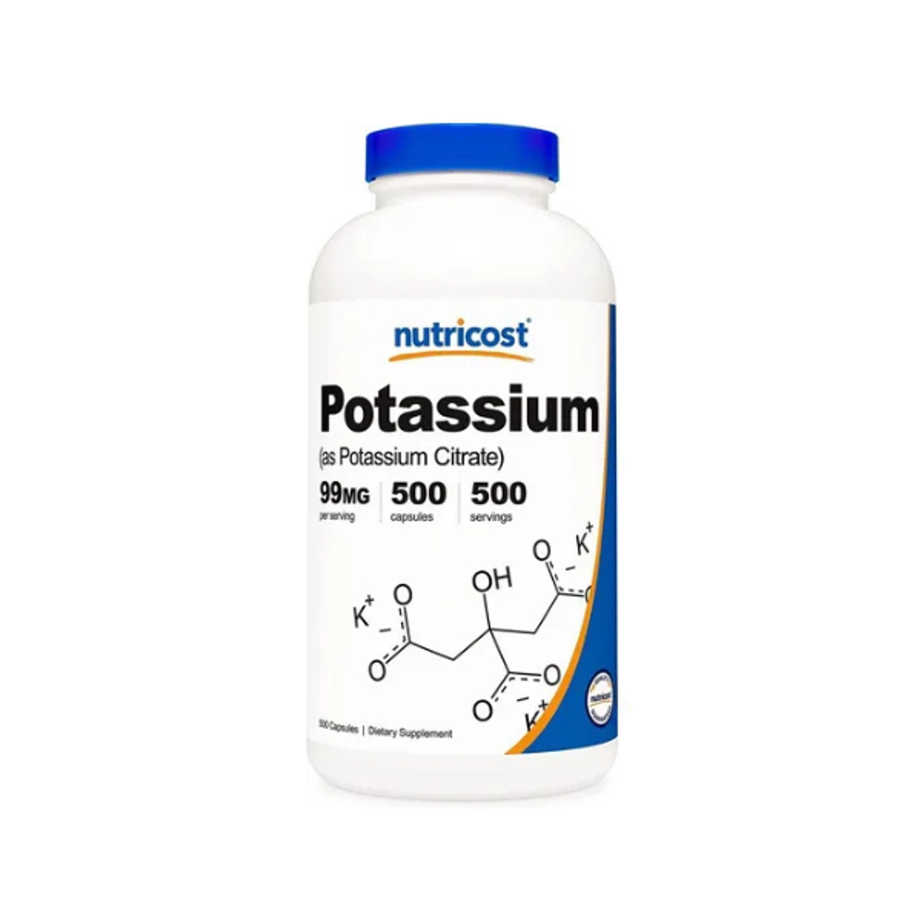 POTASSIUM CITRATE 99 MG - fco 500 cap (citrato de potasio)  1