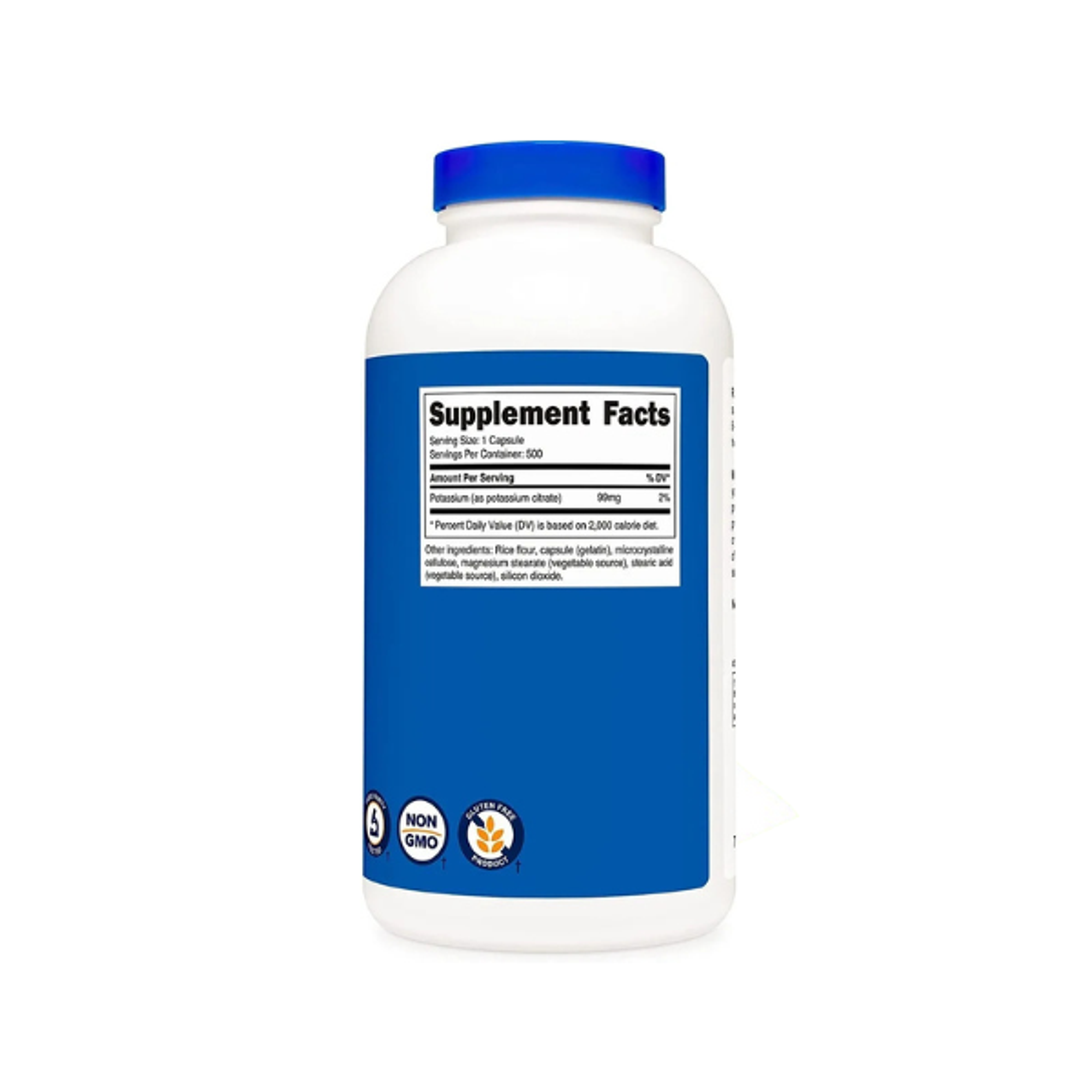 POTASSIUM CITRATE 99 MG - fco 500 cap (citrato de potasio)  3