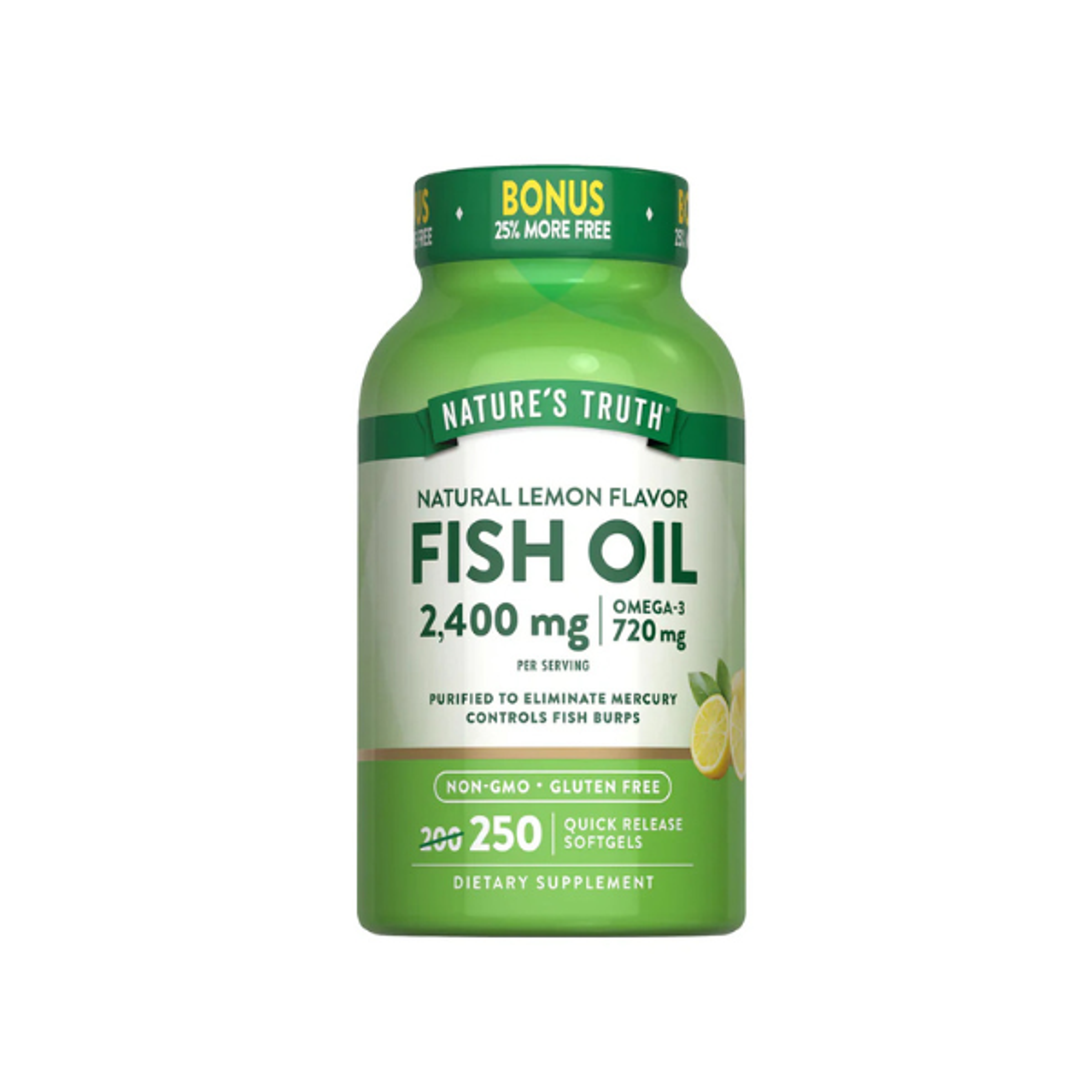 FISH OIL 2400 mg ( omega 3 ) - Fco x 250 softgel 1