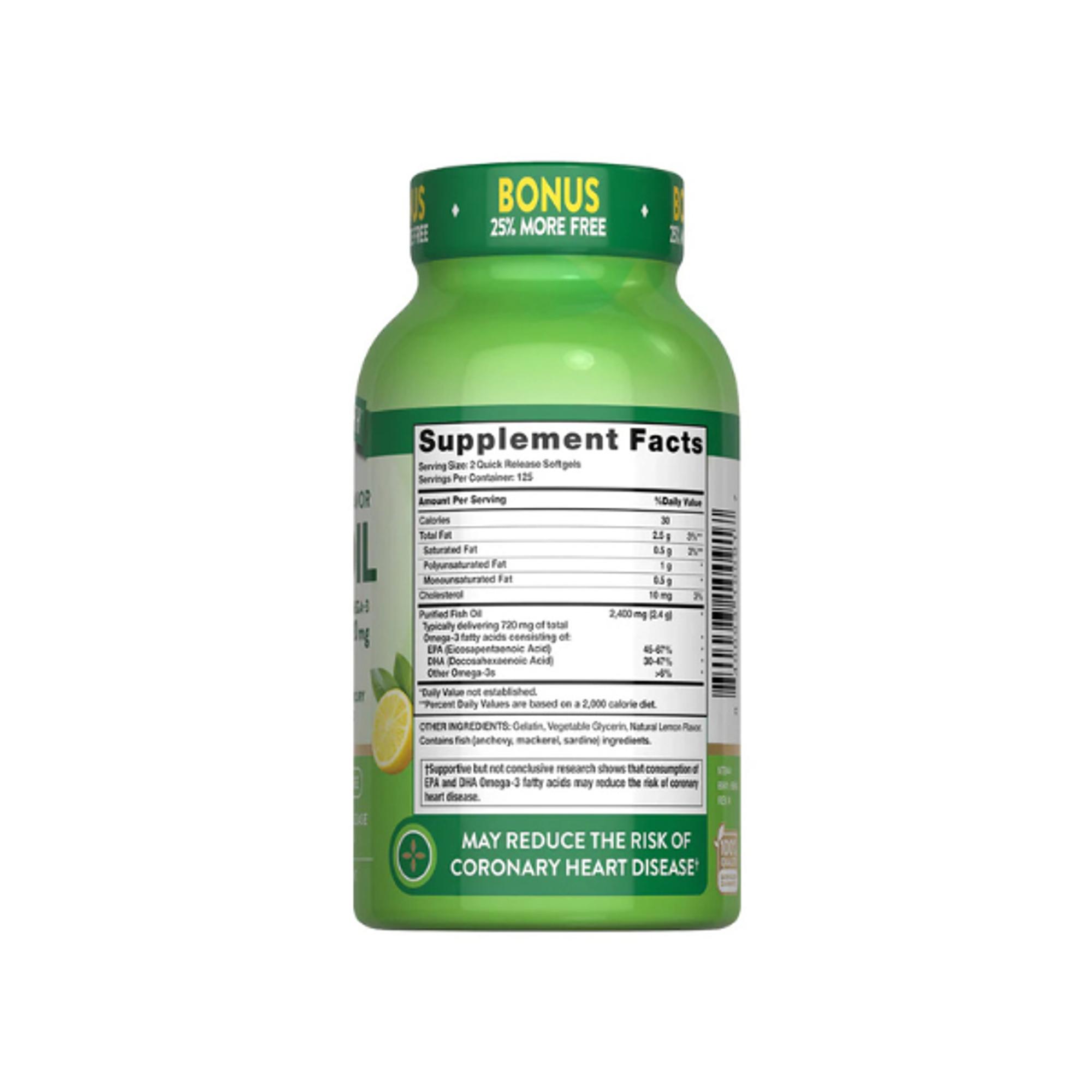 TRUTH FISH OIL 2400 mg ( omega 3 ) - Fco x 120 softgel 2