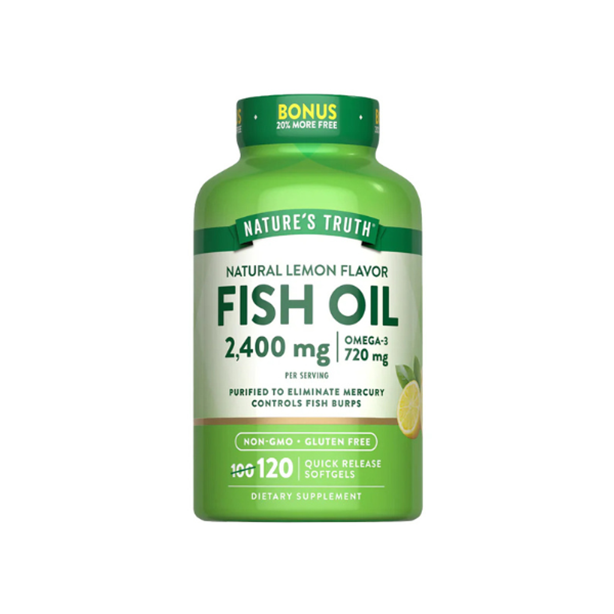 TRUTH FISH OIL 2400 mg ( omega 3 ) - Fco x 120 softgel 1