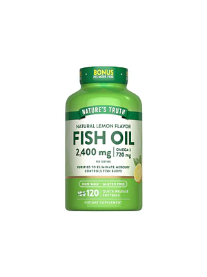 TRUTH FISH OIL 2400 mg ( omega 3 ) - Fco x 120 softgel