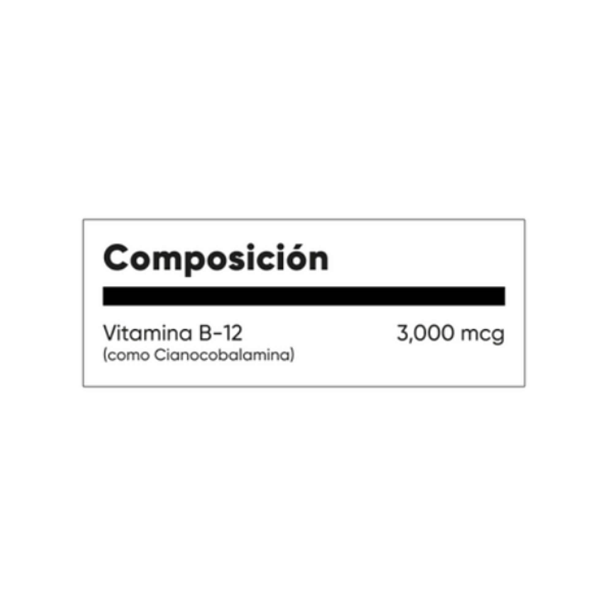 B12 * 3000 mg - fco x 60 tab - MASON - VENTA LIBRE - PROMOCION 3