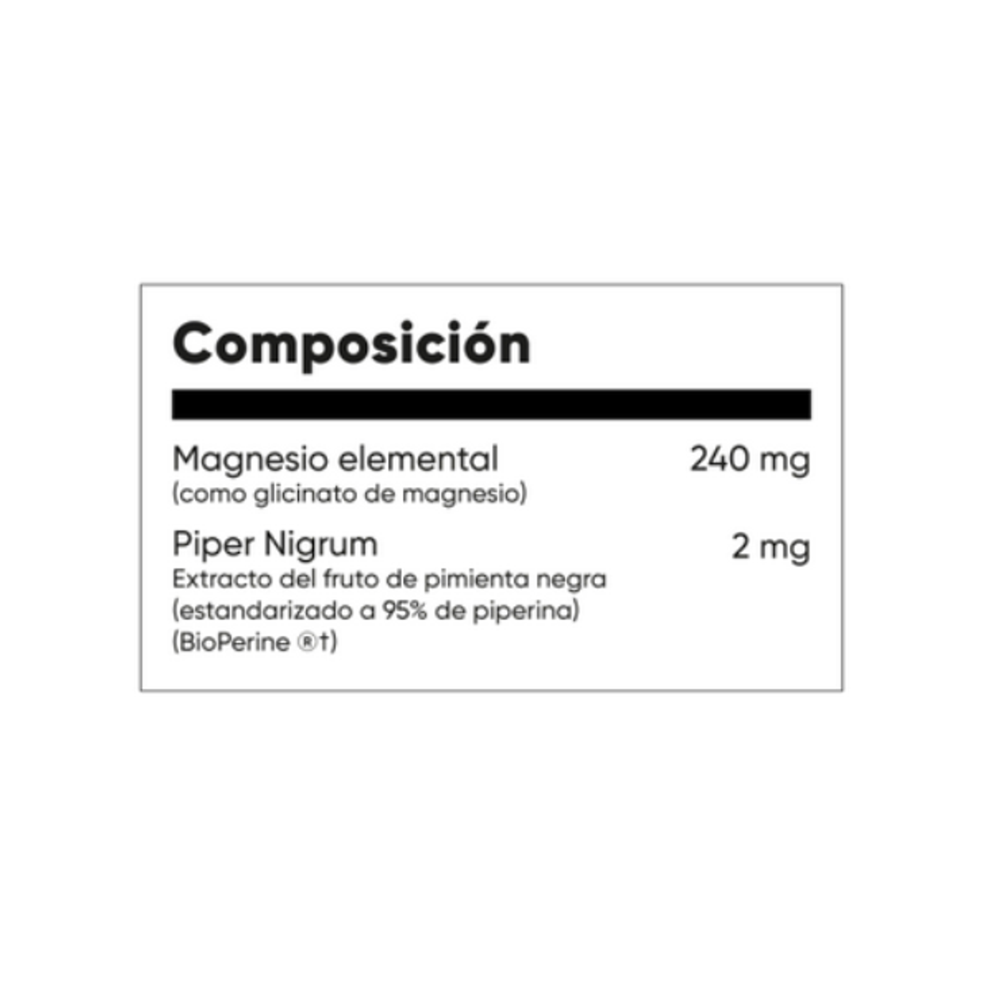 MAGNESIUM GLYCINATE plus - fco x 60 cap. - MASON - VENTA LIBRE - PROMOCION 2