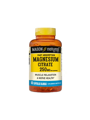 MAGNESIUM CITRATE * 250 mg - fco x 60 sotfgel - MASON - VENTA LIBRE - PROMOCION
