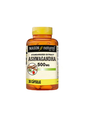 ASHWAGANDHA * 500 mg - fco x 30 cap. - MASON - VENTA LIBRE - PROMOCION