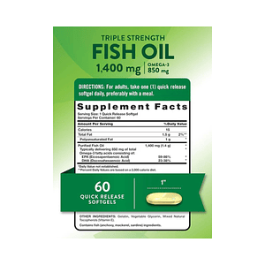 FISH OIL 1400 mg ( omega 3 ) - Fco x 60 softgel