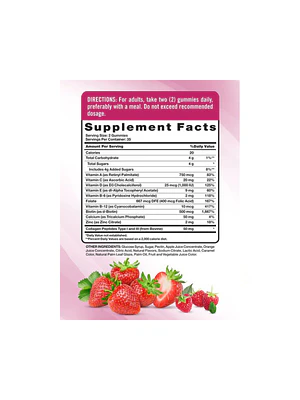 MULTIVITAMIN + COLLAGEN (multivitaminico + colageno) - fco 70 gomitas 